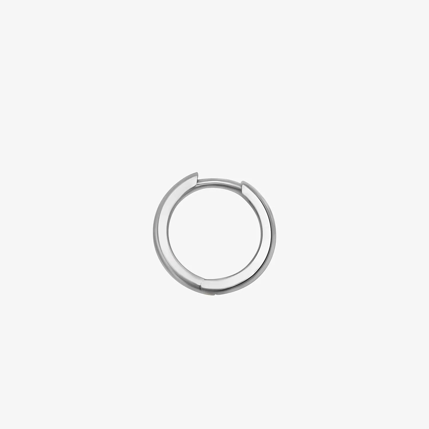 14K Gold Mini Infinity Huggie Hoop Earring for Women Men 5mm/7mm/9mm/11mm Helix Lobes Hinged Sleeper Earring Cartilage Piercing Jewelry Hypoallergenic, SINGLE HOOP EARRING