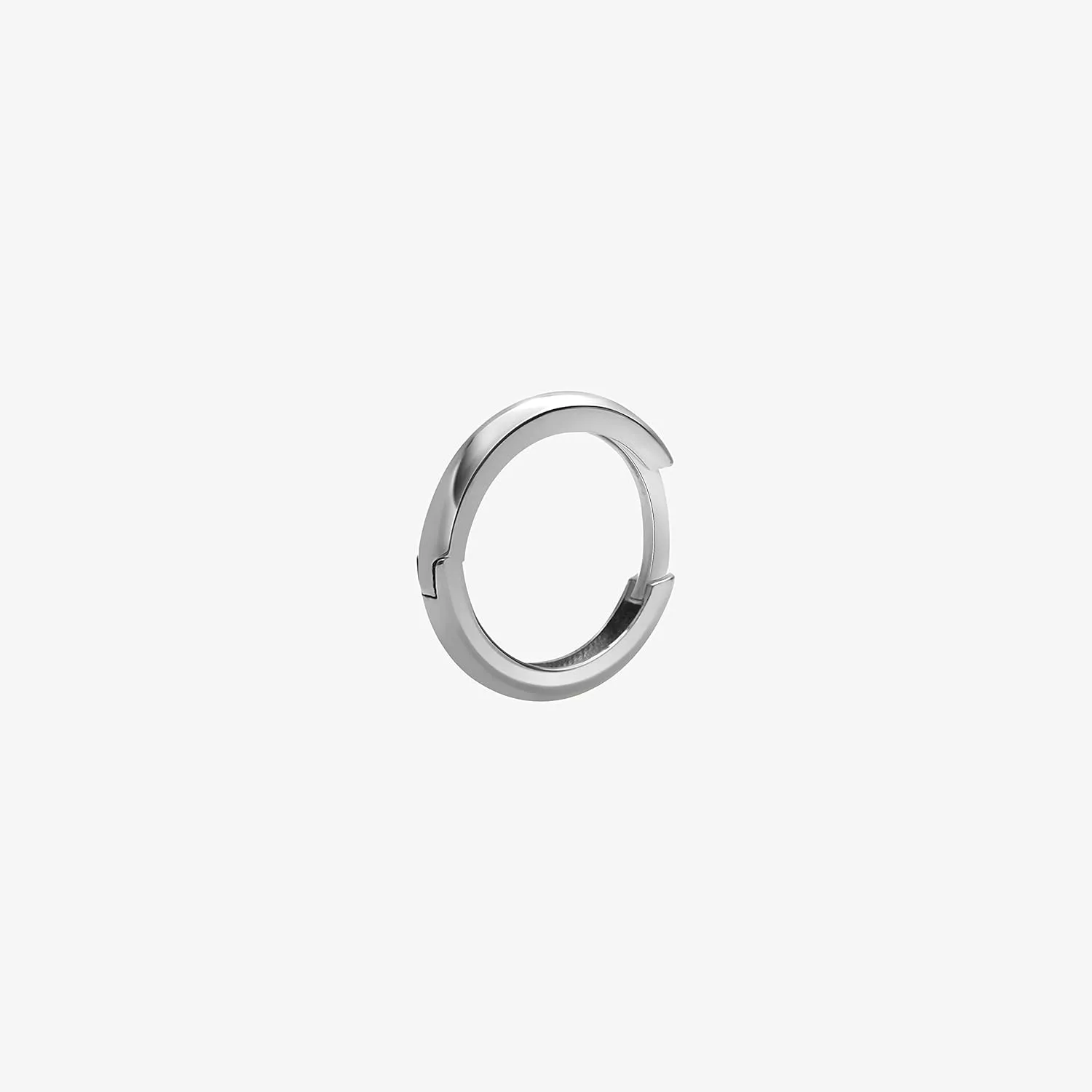14K Gold Mini Infinity Huggie Hoop Earring for Women Men 5mm/7mm/9mm/11mm Helix Lobes Hinged Sleeper Earring Cartilage Piercing Jewelry Hypoallergenic, SINGLE HOOP EARRING