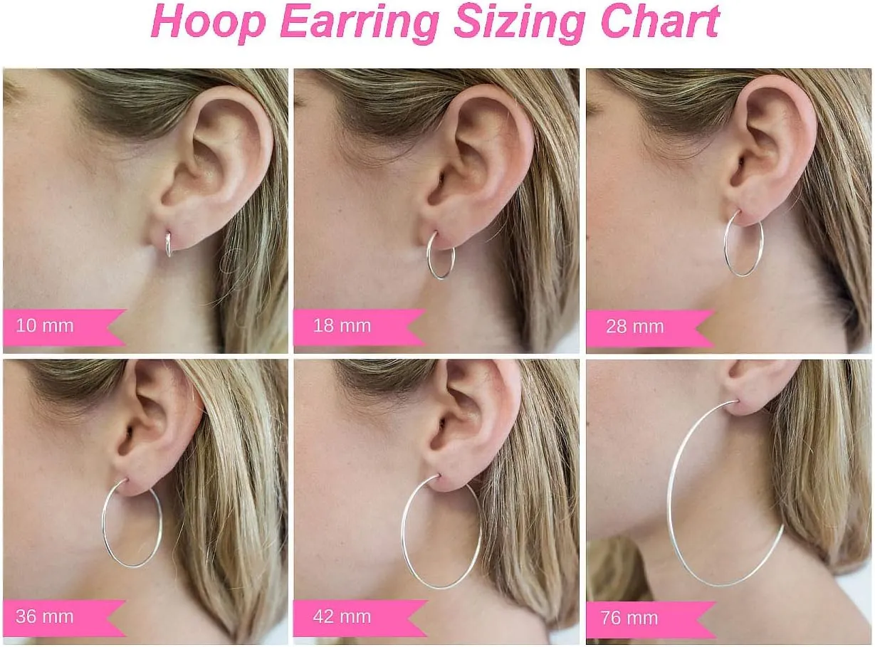 14k Gold Square-Tubed Hoop Earrings (2mm Thick)