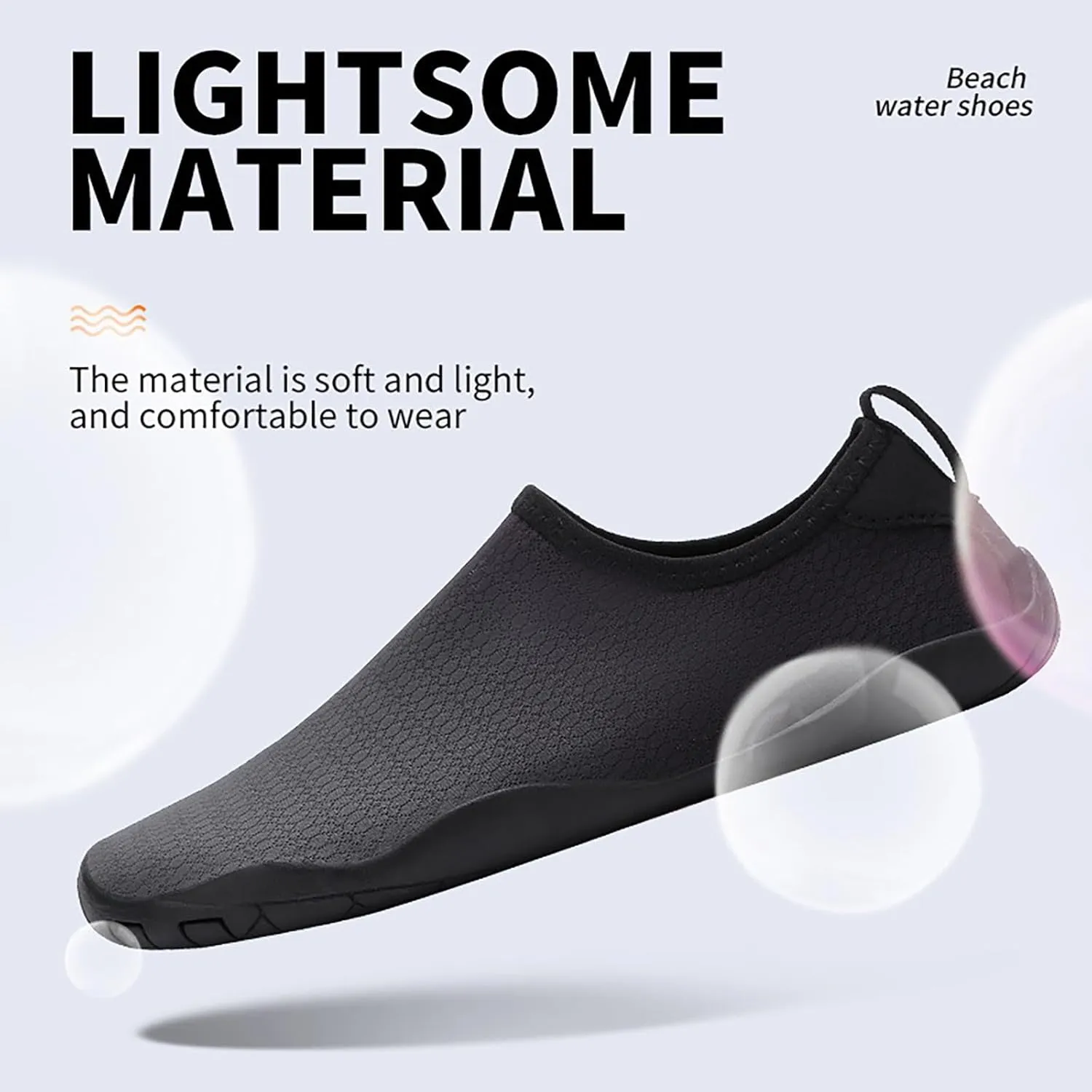 Aqua Shoes for Women Men Quick Dry Barefoot Beach Swim Pool Surf Yoga Hiking Kayaking Lightweight Non Slip Water Sports Breathable