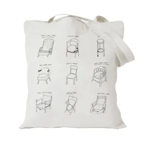 Assorted Chairs Totebag