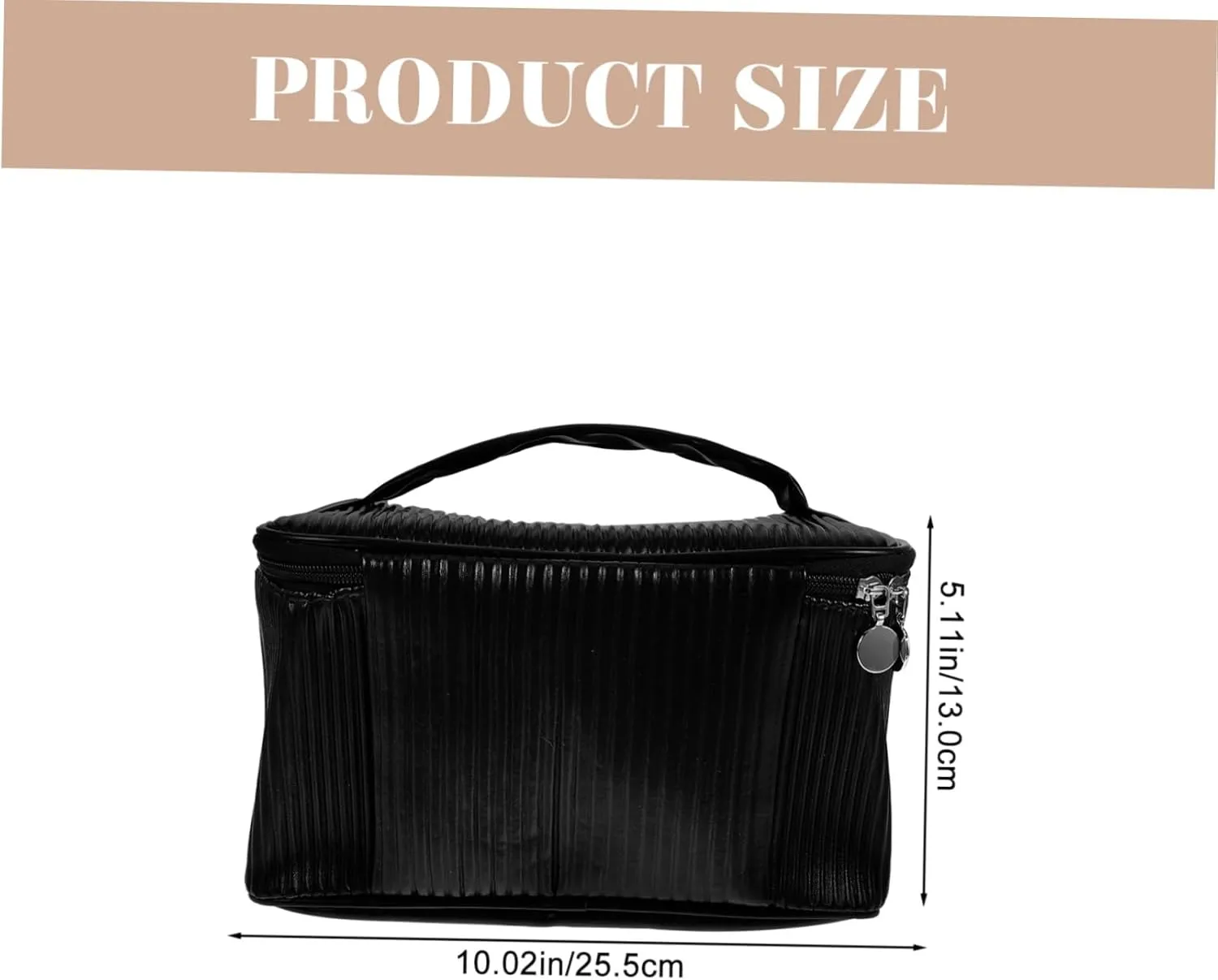 BESPORTBLE Butter Toast Cosmetic Bag Traveling Cosmetics Organizer Toiletries Large Clear Makeup Bag Toiletry Makeup Bag for Travel Make up Bag Travel Makeup Bag Quilted Portable