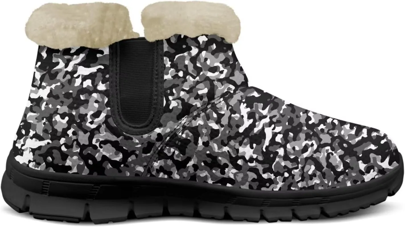 Binienty Women's Snow Boots Anti-Slip Waterproof Ankle Booties Lightweight Winter Outdoor Shoes