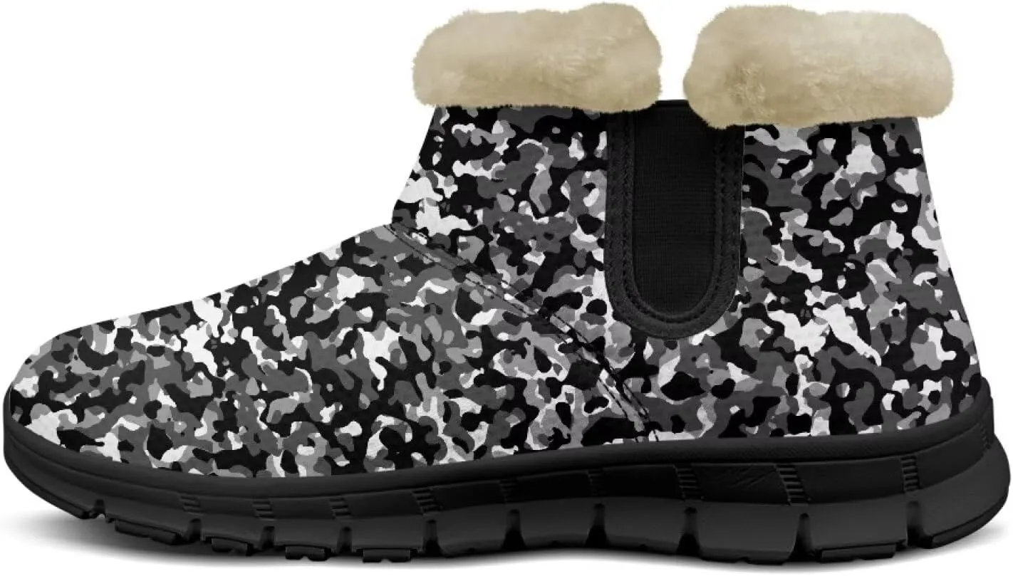 Binienty Women's Snow Boots Anti-Slip Waterproof Ankle Booties Lightweight Winter Outdoor Shoes