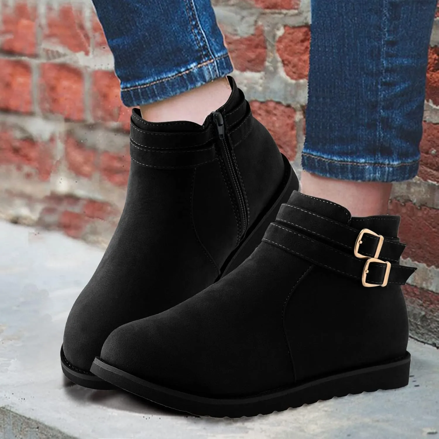 Black Booties for Women Botas Mujer Botas De Combate Para Mujer Beige Ankle Boots for Women Womens Ankle Boots Flat Dark Brown White Boots for Men
