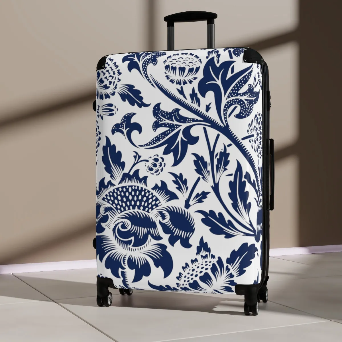 Blue Thistle Suitcase