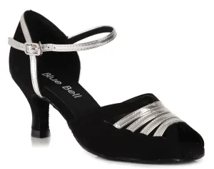 BlueBell Shoes Handmade Women's Ballroom Salsa Wedding Competition Dance Shoes The Zara 3" Heel