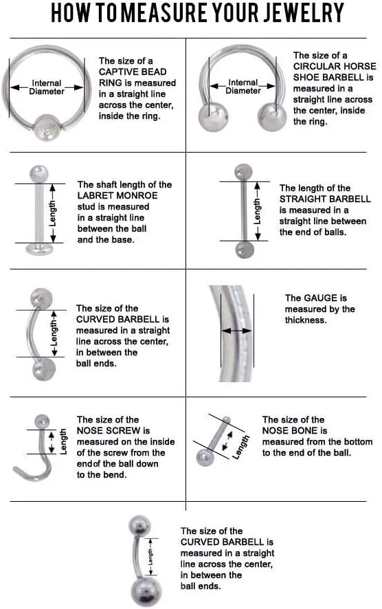 BodyJewelryOnline 3PCS 316L Surgical Steel 18G 20G 22G Nose Rings Hoops 8mm 10mm 6mm C Shaped Nose Ring Flat Top Simple Half Hoop Earring Piercing Jewelry for Women Men