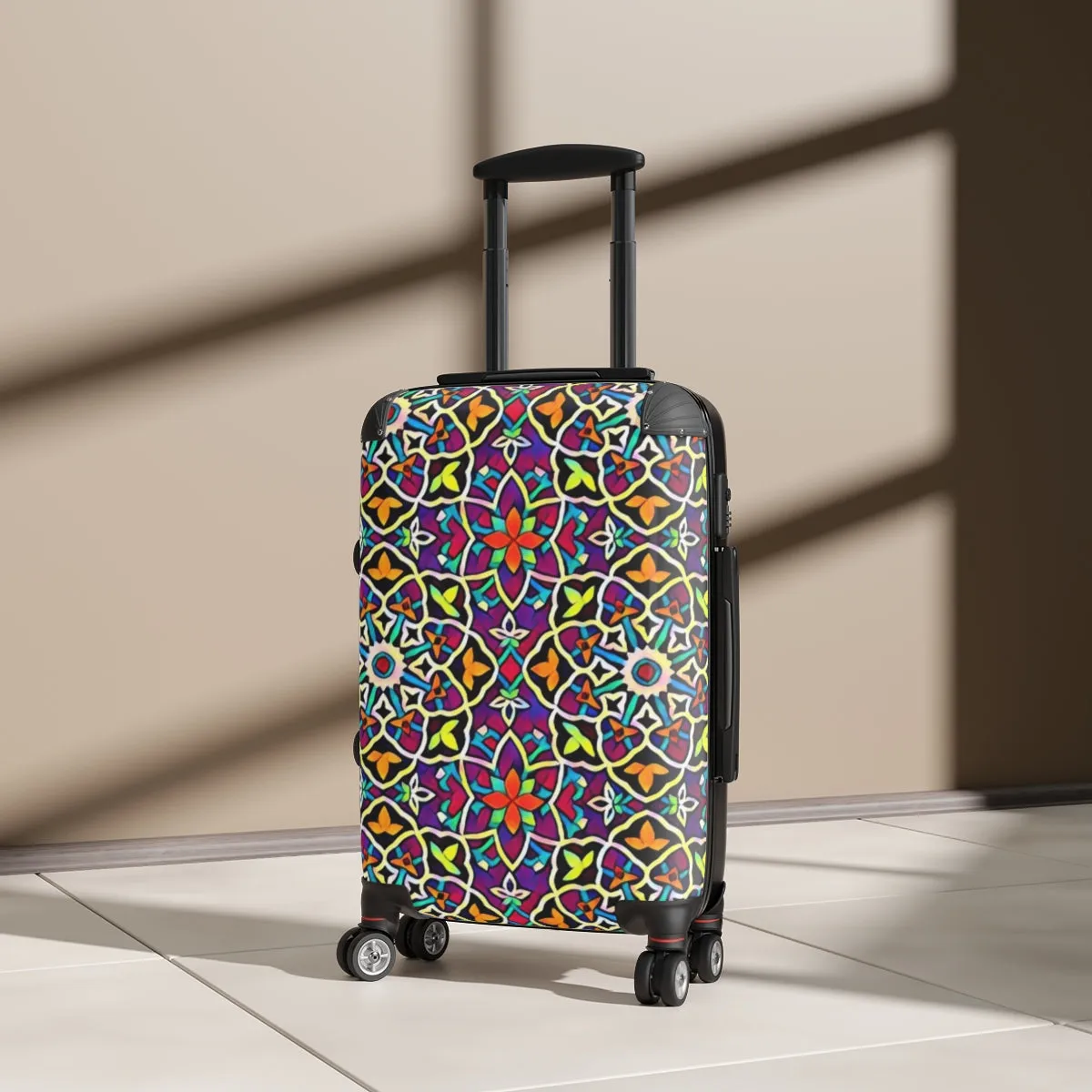 Bright Color Mosaic Suitcase
