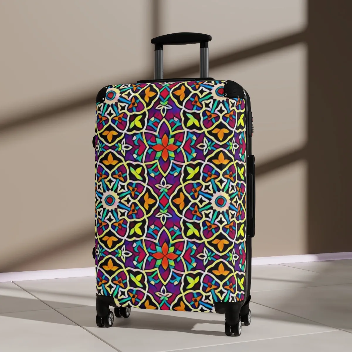 Bright Color Mosaic Suitcase