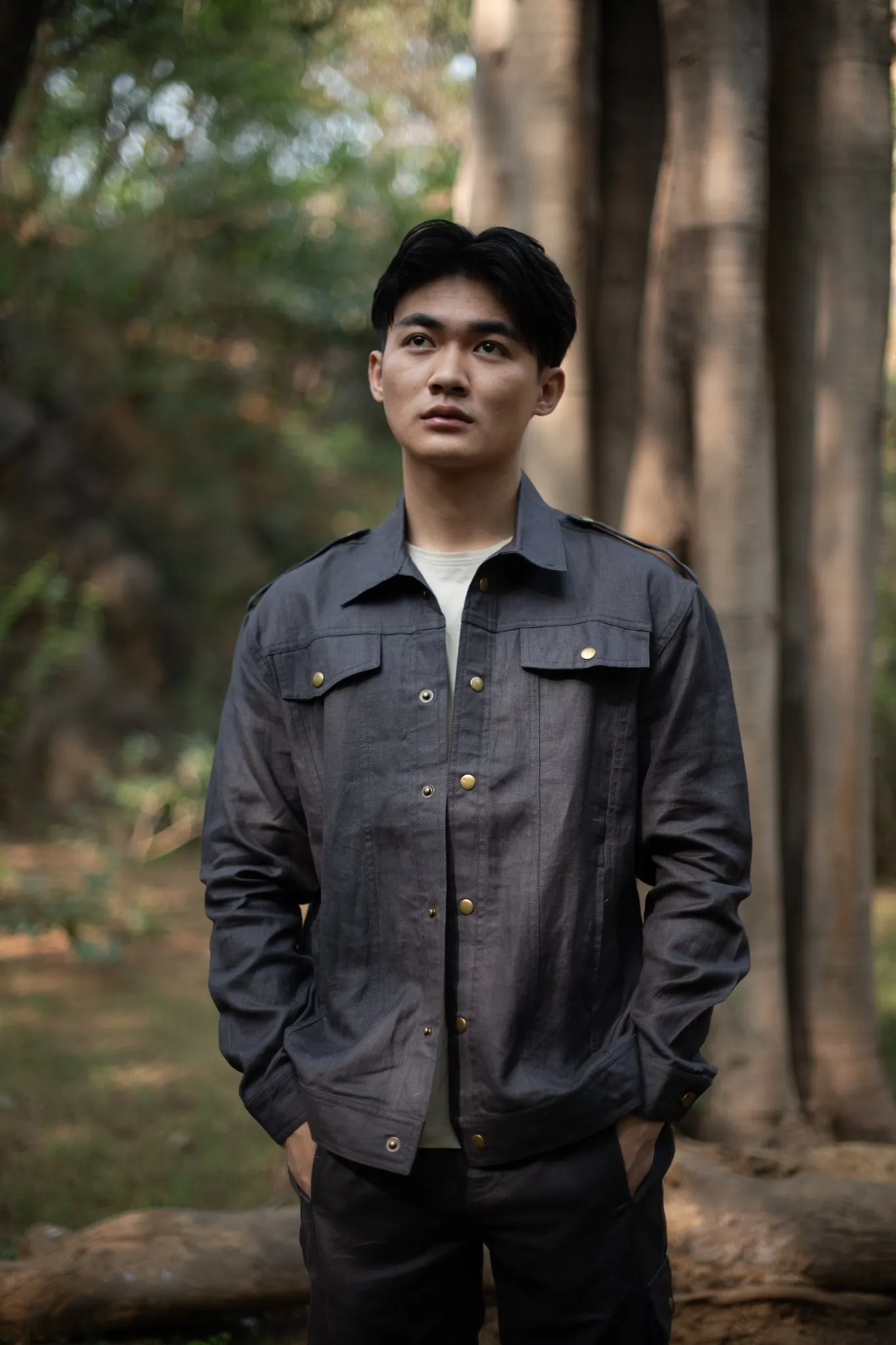 Collingwood Oversized Jacket - Grey