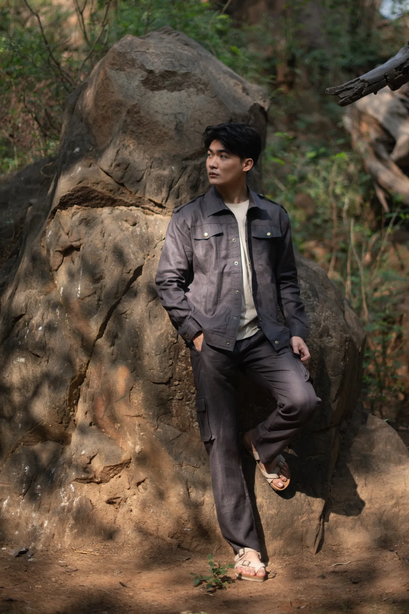 Collingwood Oversized Jacket - Grey