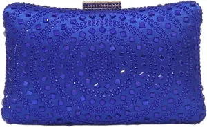 Crystal Box Clutch Rhinestone Handbags For Women Party Purse Wedding Evening Bag