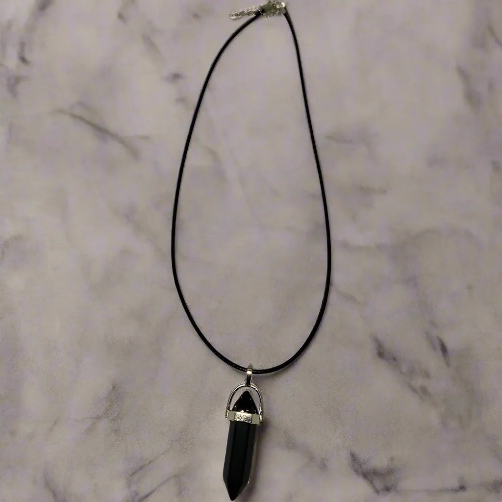 Crystal Pendant Necklaces - Multiple Color Options Available