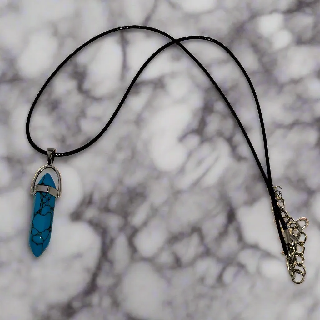 Crystal Pendant Necklaces - Multiple Color Options Available