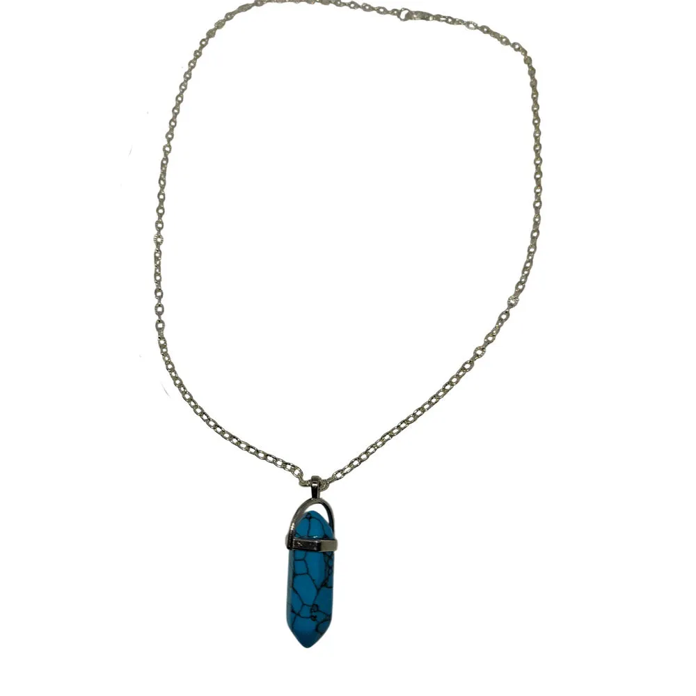 Crystal Pendant Necklaces - Multiple Color Options Available