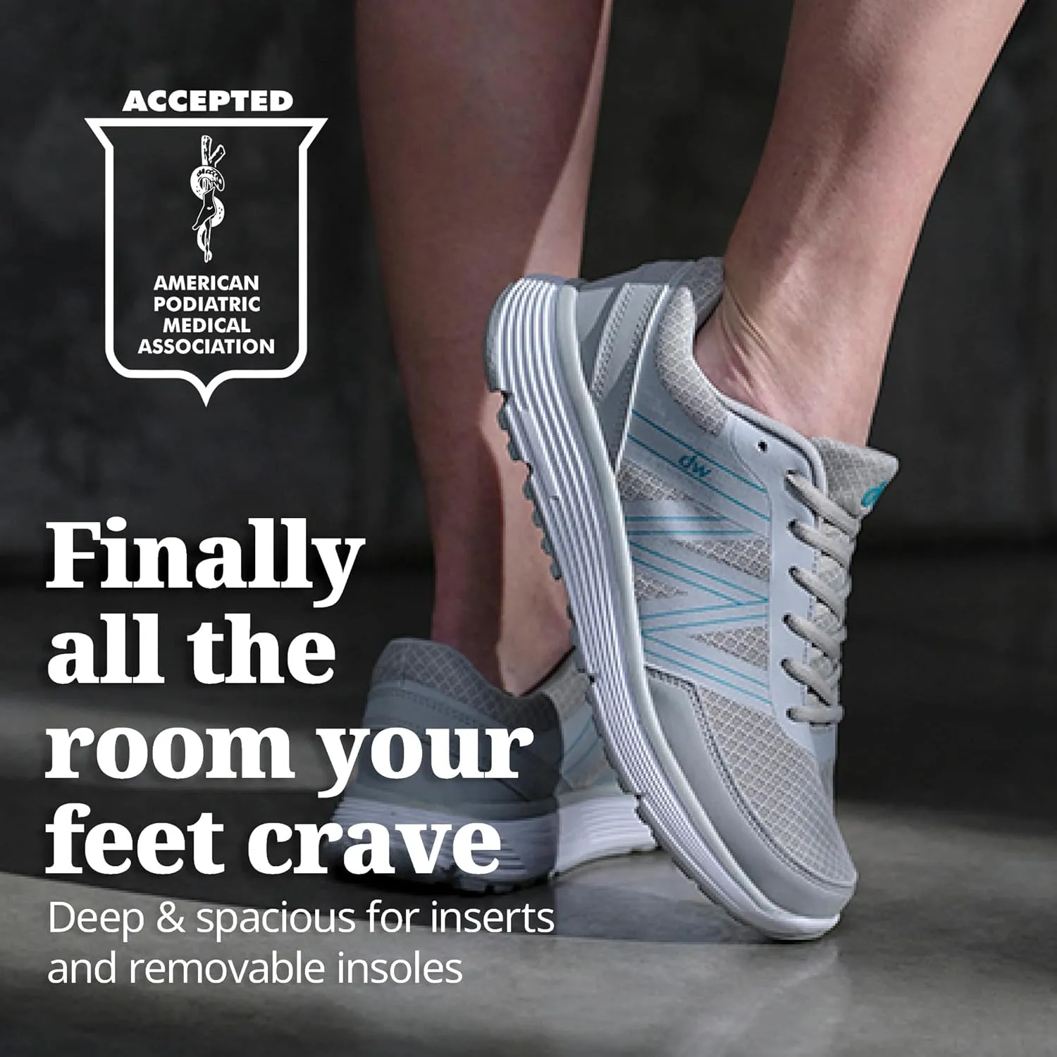 Diawin Wide Shoes for Women ?C Wide Toe Box, Smooth Interior, Breathable Design, Extra Depth ?C Perfect for Hallux, Sensitive, Swollen, Diabetic Feet, All-Day Comfort, Lightweight Walking & Foot Support