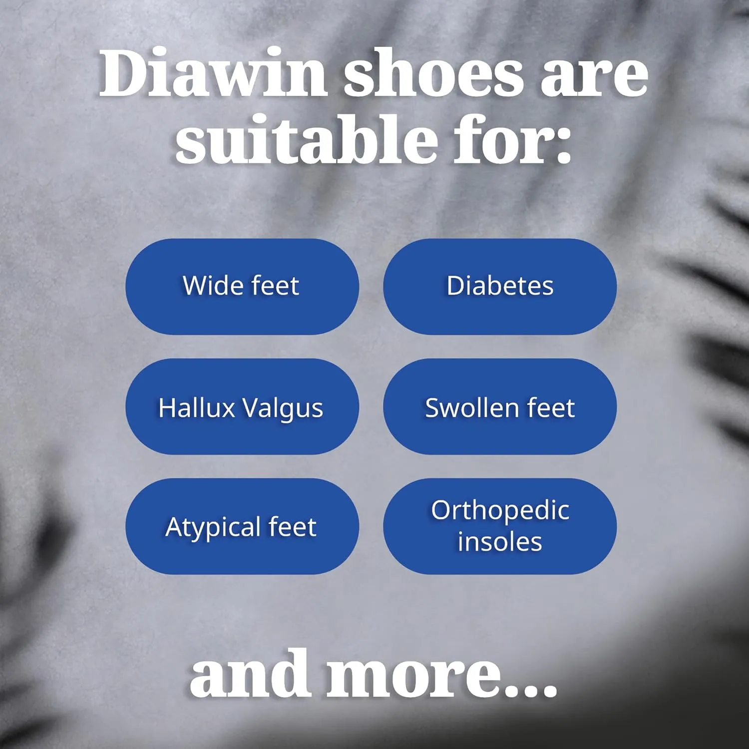 Diawin Wide Shoes for Women ?C Wide Toe Box, Smooth Interior, Breathable Design, Extra Depth ?C Perfect for Hallux, Sensitive, Swollen, Diabetic Feet, All-Day Comfort, Lightweight Walking & Foot Support