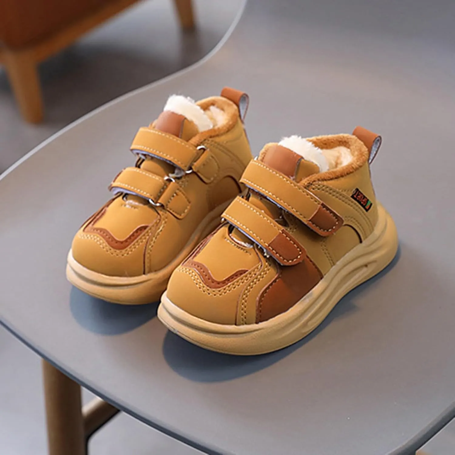 Fashion Big Kids Winter Water Proof Flat Keep Warm Snow Boots Comfortable Shoes Cute Toddler Dress Shoes