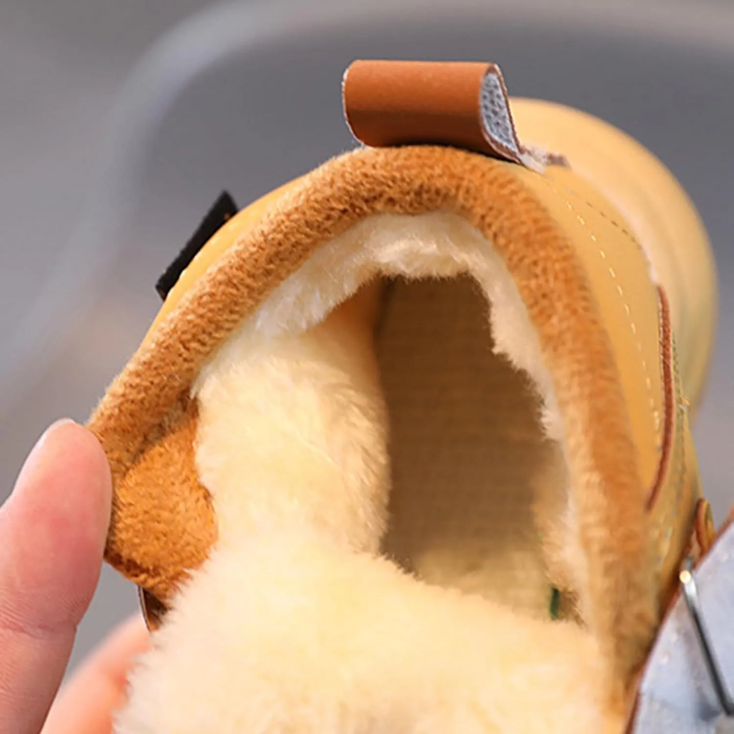 Fashion Big Kids Winter Water Proof Flat Keep Warm Snow Boots Comfortable Shoes Cute Toddler Dress Shoes