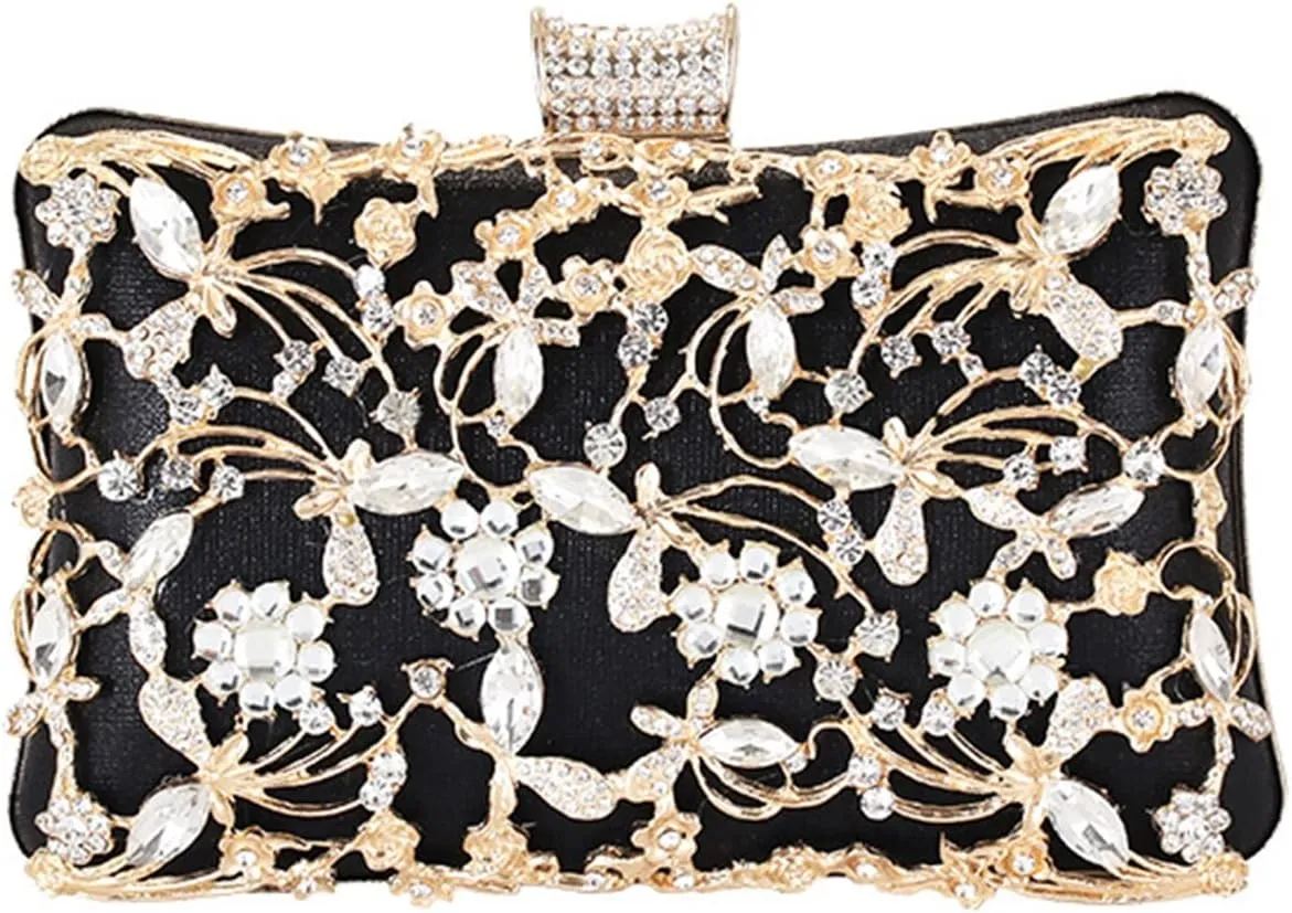 GIBZ Ladies Clutch Bag Women Banquet Clutch Dress Evening Bag for Party Prom Banquet