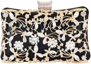 GIBZ Ladies Clutch Bag Women Banquet Clutch Dress Evening Bag for Party Prom Banquet