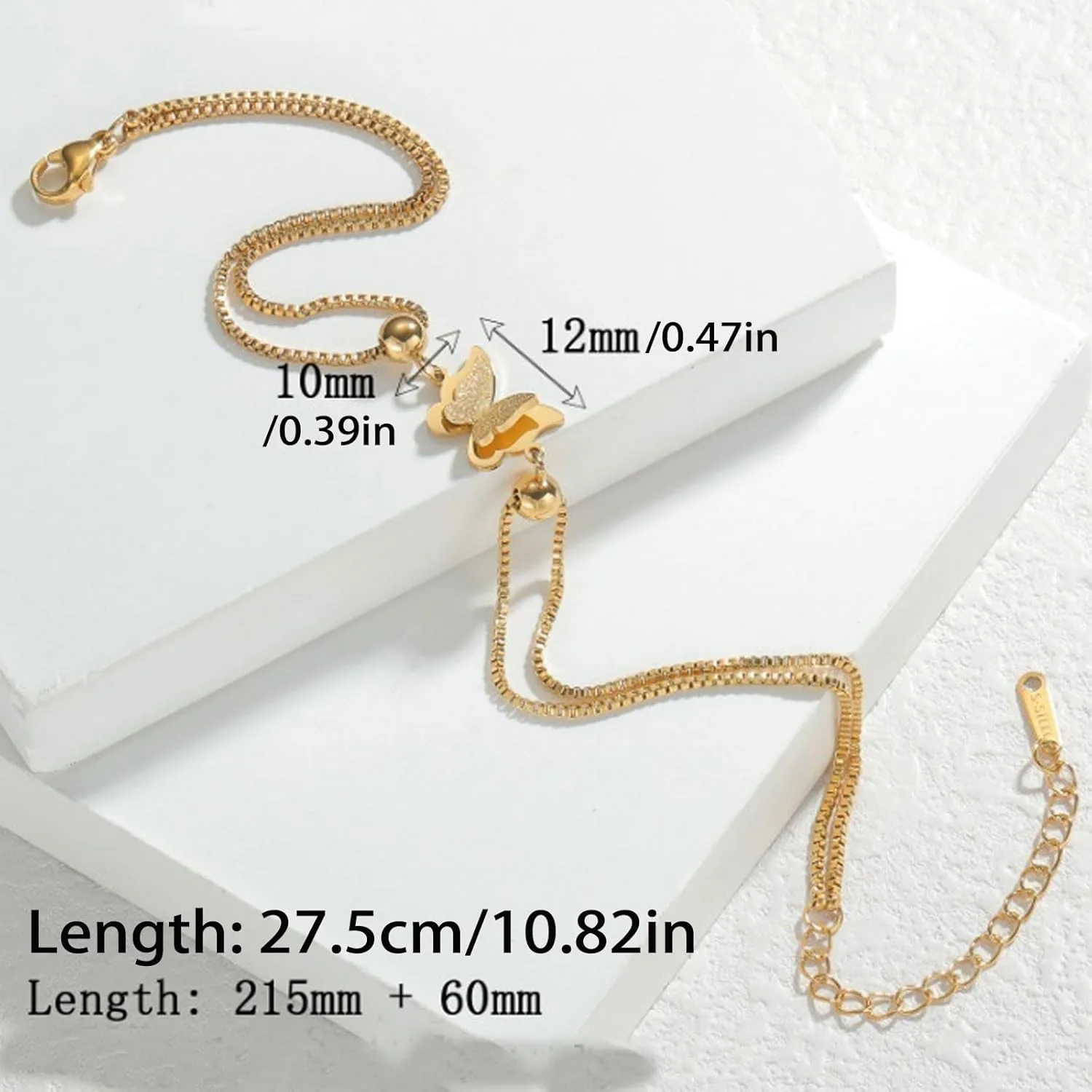 Gold Anklets Bracelets For Women Waterproof Women's Jewelry Gifts For Her Women Mom Wife Girlfriend
