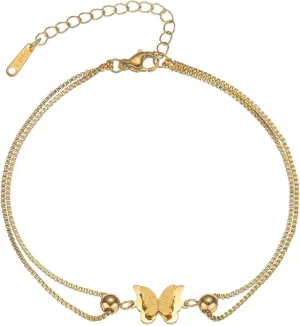 Gold Anklets Bracelets For Women Waterproof Women's Jewelry Gifts For Her Women Mom Wife Girlfriend