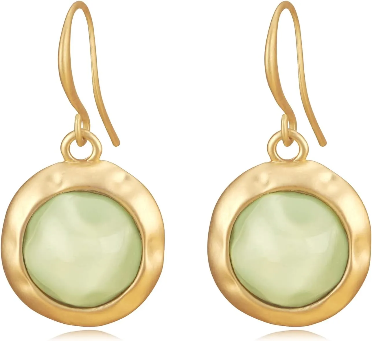 Gold Earrings 14k Gold Plated Hoop Earrings Dainty Pearl hoop Disc Coin Bead Starfish Teardrop Circle Dangle Drop Earrings for Women Hypoallergenic Jewelry Gifts
