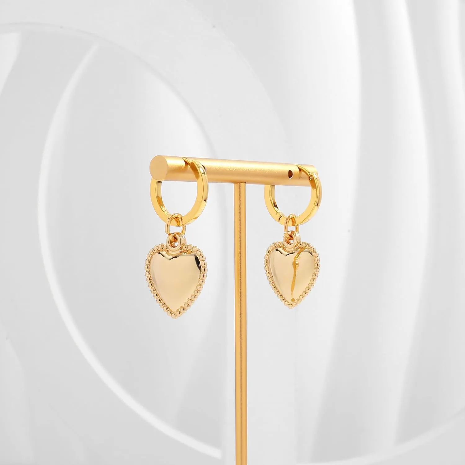 Gold Hoop Earrings for Women Trendy Hoop Huggie Earrings 14K Statement Hoop Earrings Hypoallergenic Hoop Earrings for Women Trendy