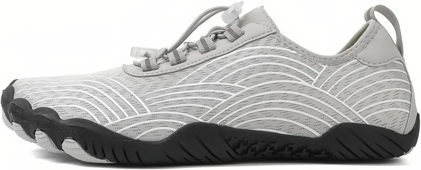 Grounded Footwear for Women Men Wide Toe Box Barefoot Grounding Shoes Quick-Dry Water Shoes for Swim Surf Outdoor Sports