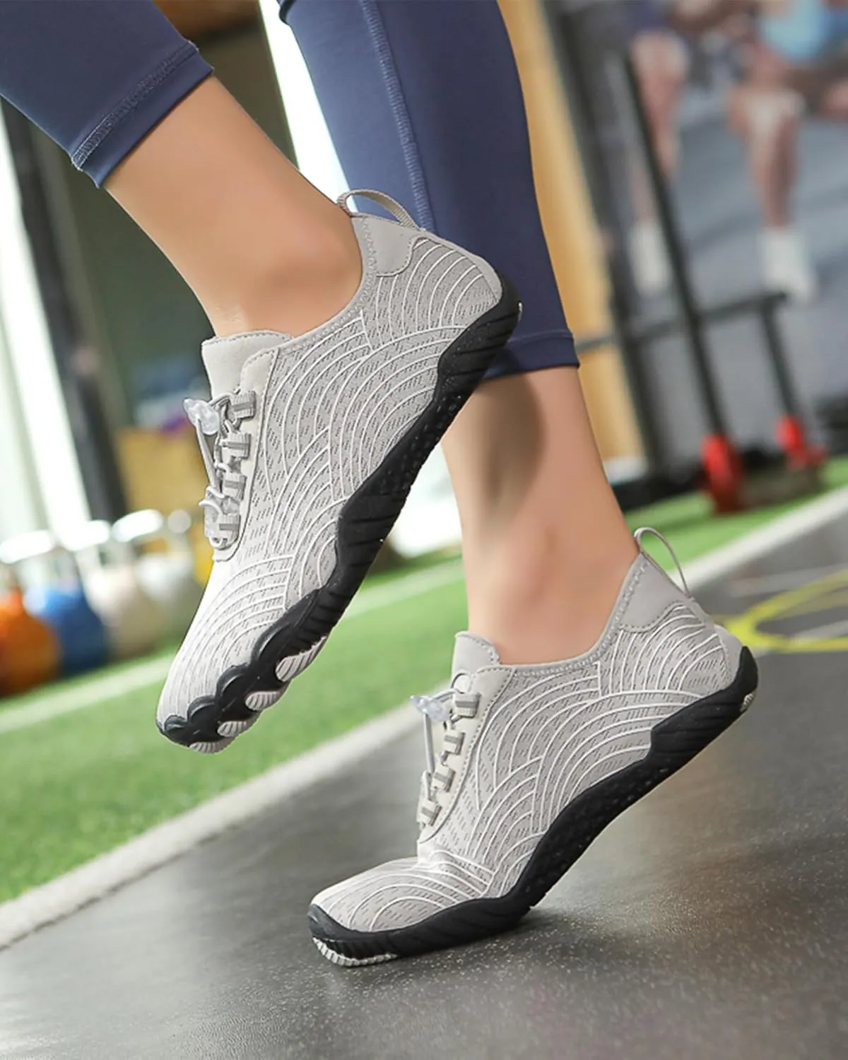 Grounded Footwear for Women Men Wide Toe Box Barefoot Grounding Shoes Quick-Dry Water Shoes for Swim Surf Outdoor Sports