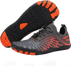 Grounded Footwear for Women Men with Neuropathy, Quick Dry Hike Barefoot Shoes, Comfortable Non-Slip Wide Toe Box Trail Running