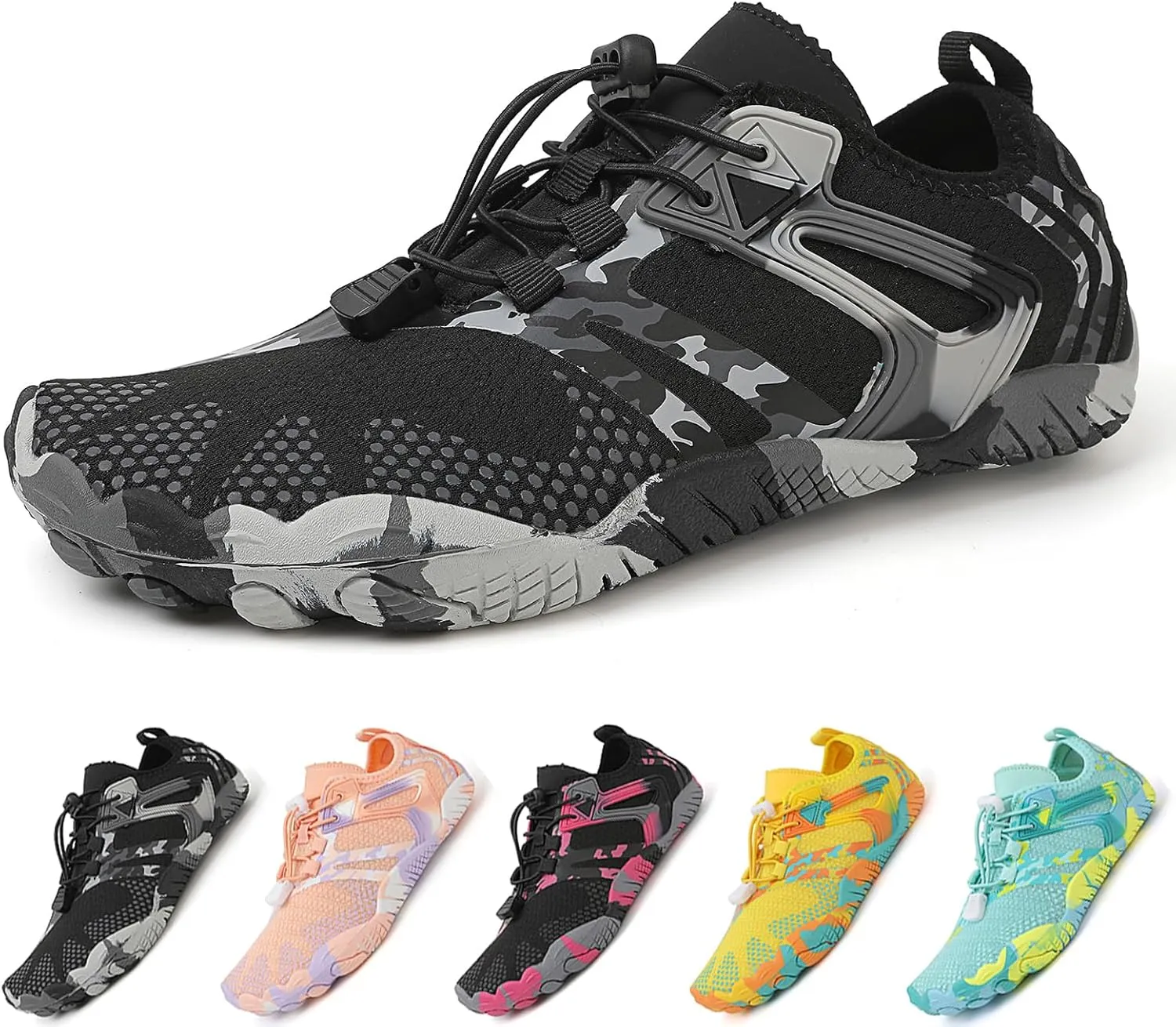 GUNIYIFS Water Shoes Men Women Adult Quick-Dry Aqua Sock Barefoot Shoes Non-Slip Hike Breathable Footwear Outdoor Athletic Beach