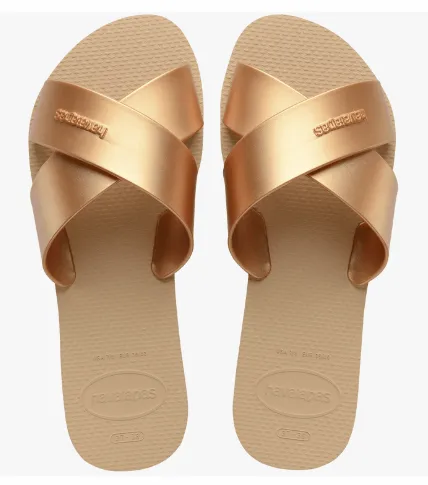 Havaianas Aqua Metallic Sandals