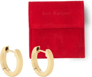 Hey Harper Hoop Earrings For Women Trendy - Lightweight Waterproof & Sweatproof Jewerly