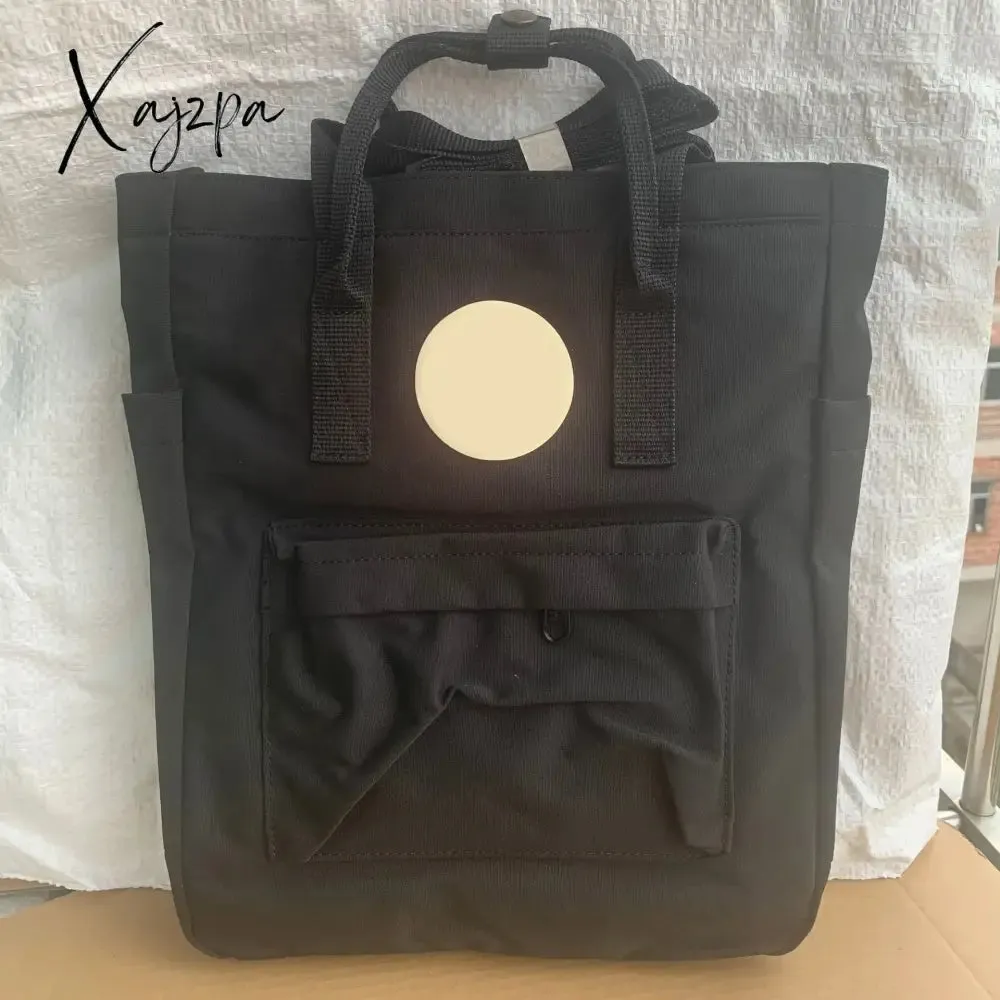 High-Capacity Students School Bag Outdoor Travel Totebag Fashion Computer Bags Waterproof Totepack Classic Fox Backpack Unisex