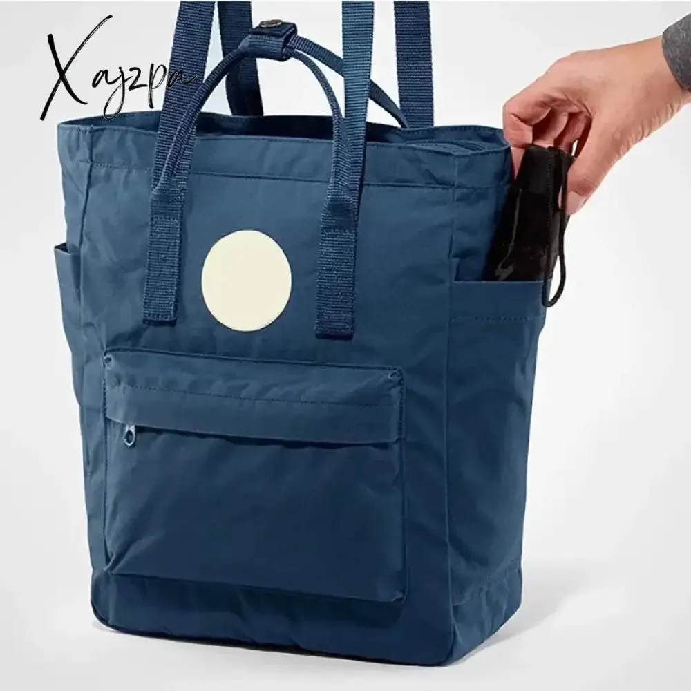 High-Capacity Students School Bag Outdoor Travel Totebag Fashion Computer Bags Waterproof Totepack Classic Fox Backpack Unisex