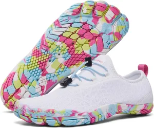HIITAVE Beach Shoes Women Aqua Shoes Wide Toe Box Water Shoes