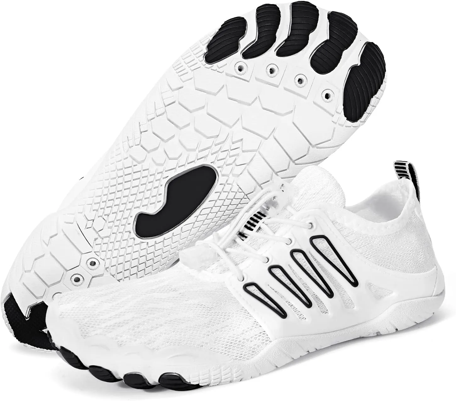 Hike Barefoot Water Shoes for Women Men Hike Lightweight Footwear Quick-Dry Swim Barefoot Shoes Breathable Non-Slip Wide Toe Box for Aqua Fishing River Pool Lake Hiking Kayaking Surfing