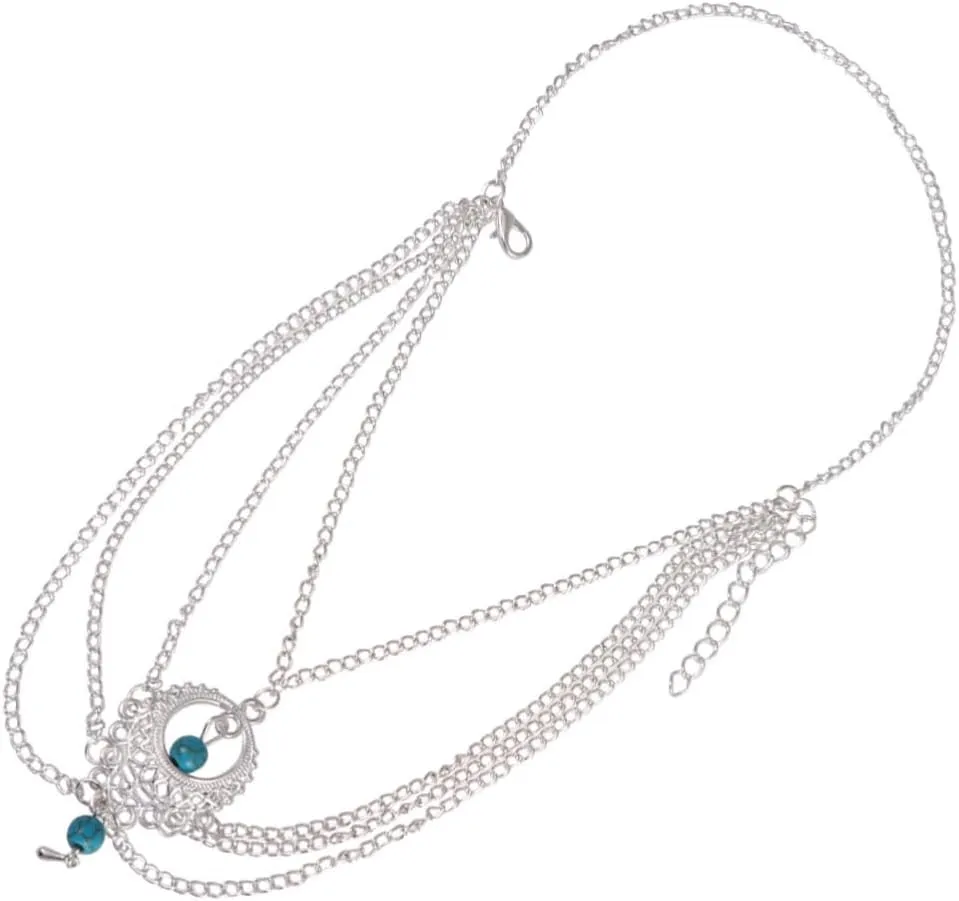 Hollow-out Ankle Chain Style Foot Jewelry Foot Anklet for Beach Wedding