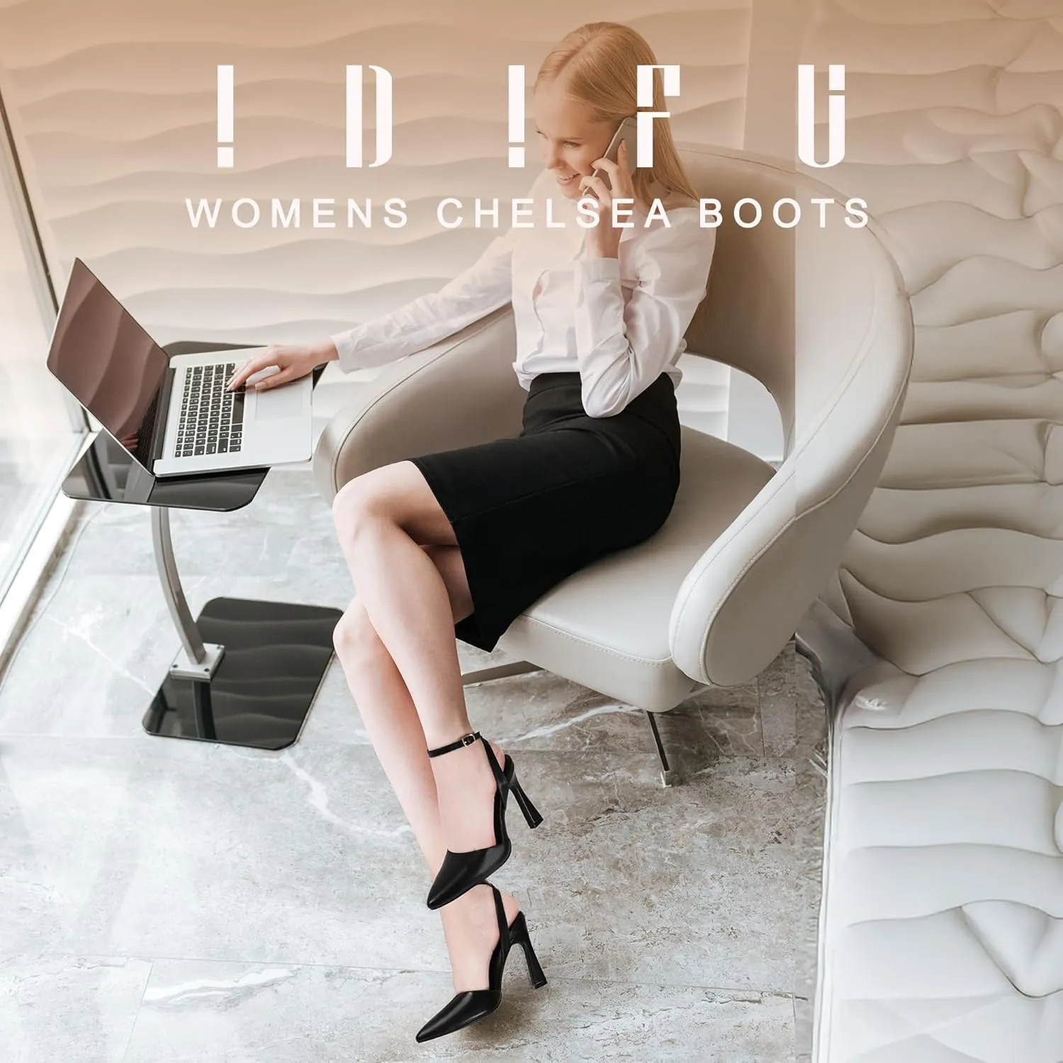 IDIFU IN4 Closed Toe Heels for Women High Stiletto Pointed Toe Heels Dressy Wedding Party Bridal Bride Prom Evening Work Dress Shoes Comfortable Formal Ankle Strap Sexy Slingback Pumps Shoes