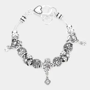 iLLASPARKZ Antique Metal Charm Bracelet