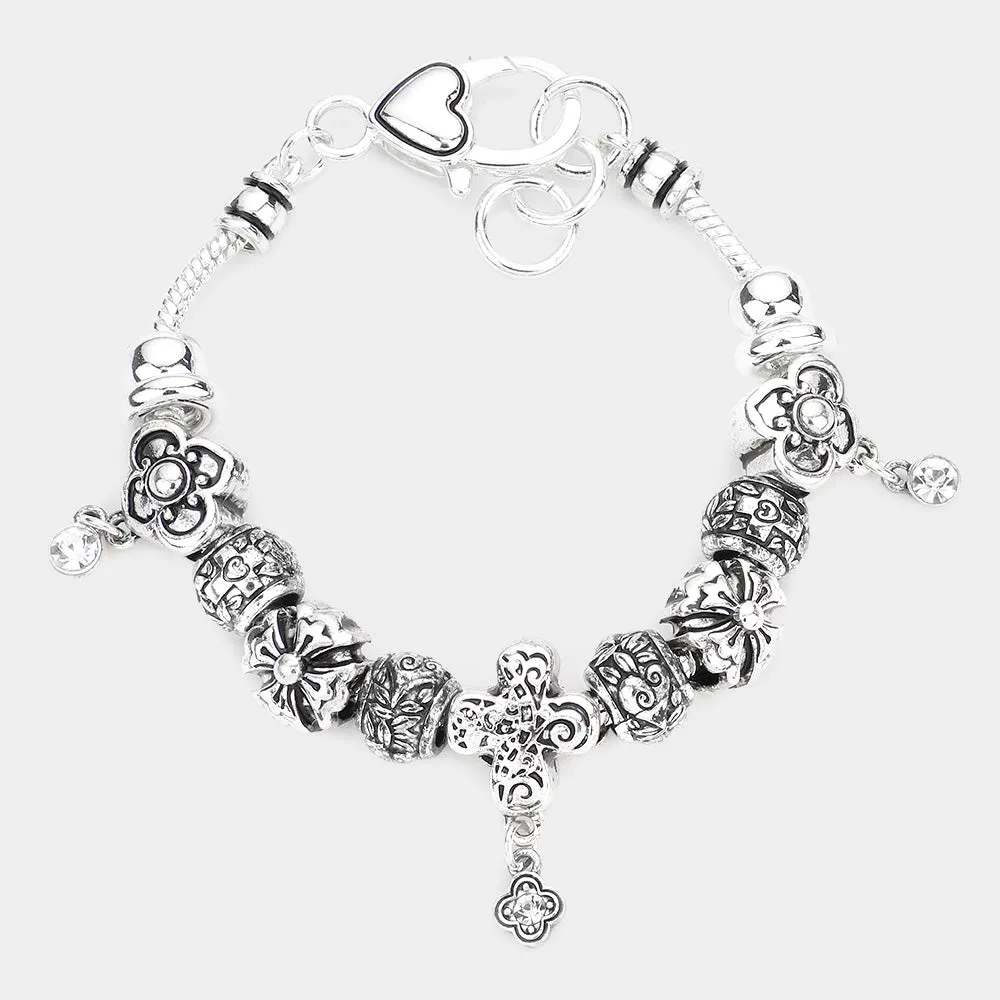 iLLASPARKZ Antique Metal Charm Bracelet