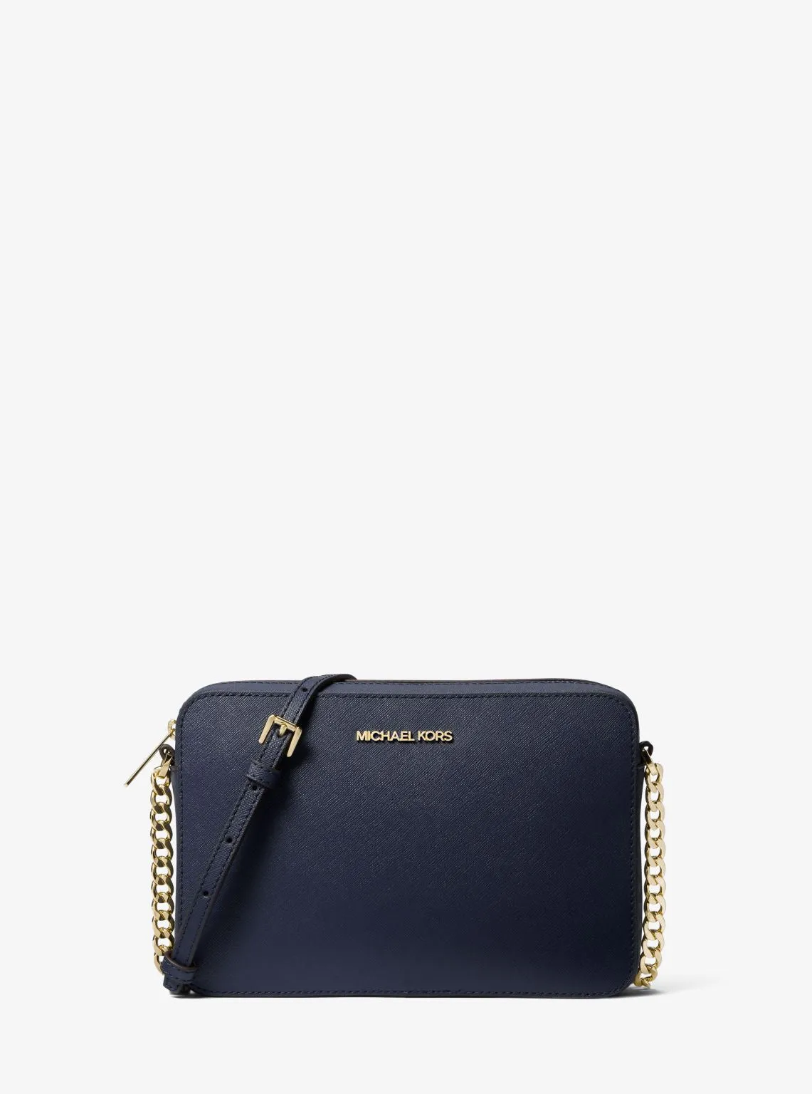 Jet Set Large Saffiano Leather Crossbody Bag