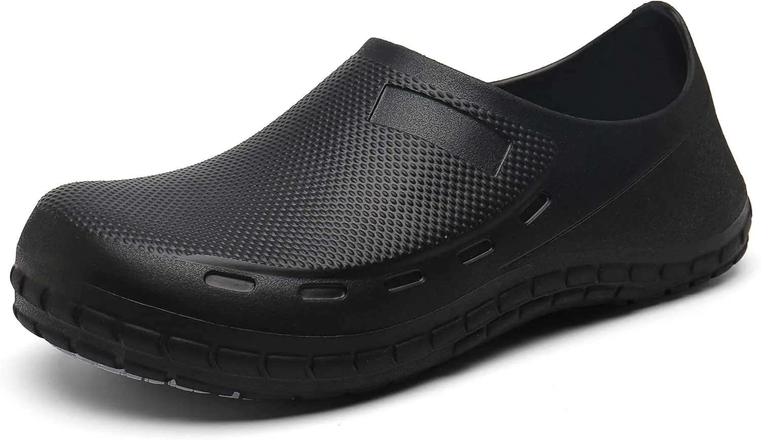 JSWEI Chef Shoes for Men - Professional Oil Water Resistant Nursing Chef ShoeNon-Slip Safety Working Shoes for Kitchen Garden Bathroom Construction