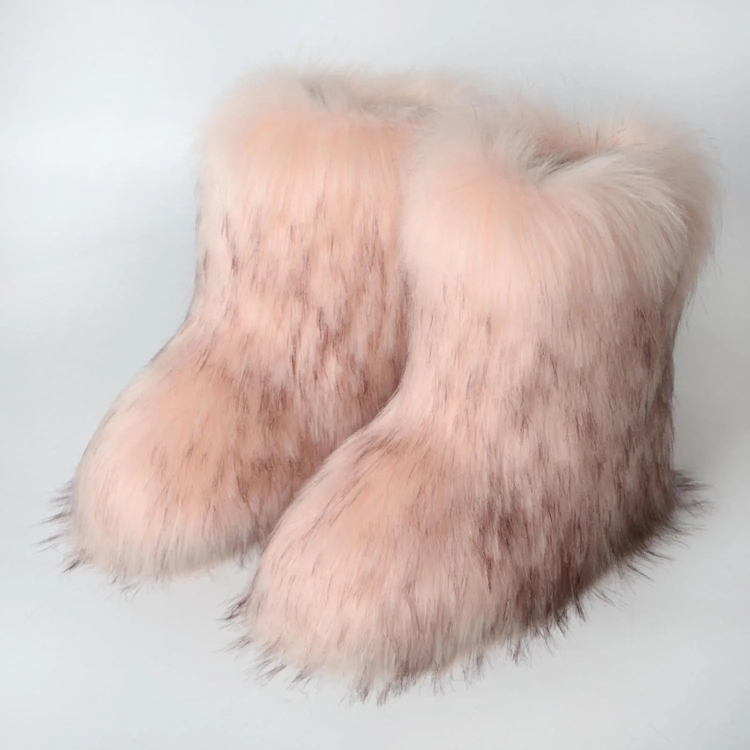 Knee High Snow Boots for Women Waterproof Snow Boots for Women Waterproof Side Zipper Snow Boots Women Size 6 Waterproof Slip on Snow Boots for Women Cute Botas Para Mujer De Invierno En Piel