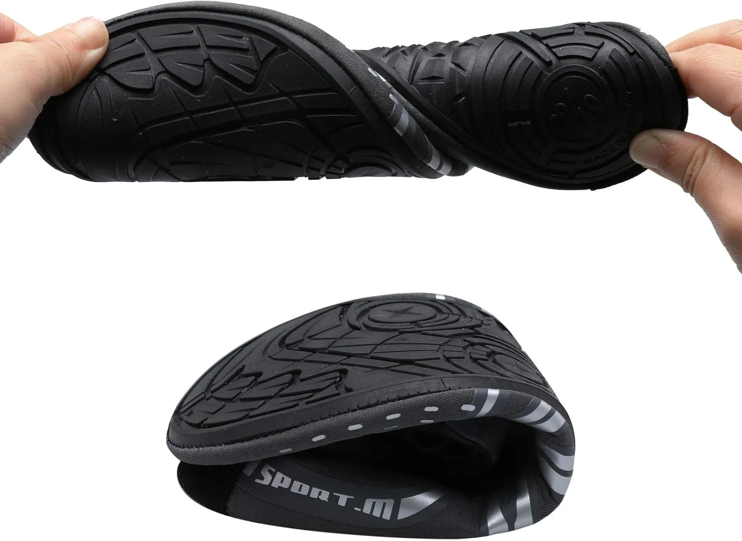 L-RUN Womens Mens Water Shoes Barefoot Skin Aqua Socks for Run Dive Surf Pool Beach Yoga Quick Dry Swim Shoes Non-Slip