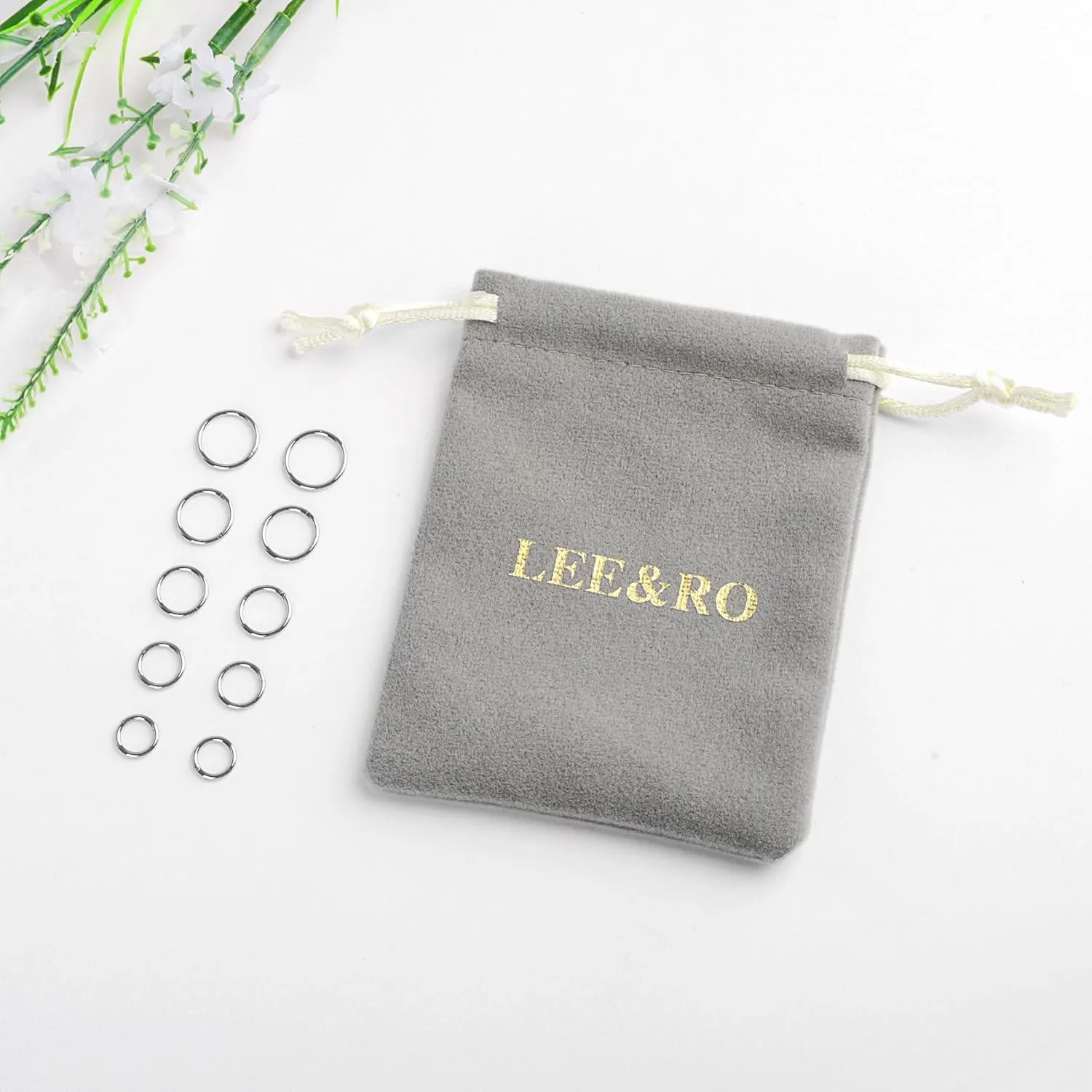 LEE&RO 16G 6MM 7MM 8MM 9MM 10MM Hinged Clicker Septum Rings 16G Nose Hoop Tragus Helix Cartilage Hoop Earrings