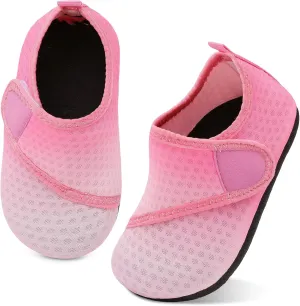 LeIsfIt Toddler Water Shoes Girls Boys Swim Beach Shoes Barefoot Aqua Socks Kids Non-Slip Water Socks